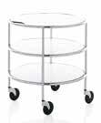 18 3 Hyllplan laminat 3 Hyllplan frostat glas 1 Hyllplan frostat glas + 2 laminat 1 Hyllplan frostat glas + 2 läder 7 899 6 641 7 0 11 876 Lackerat stativ standardfärg 442 rullbord II II Krom kg m³ 6