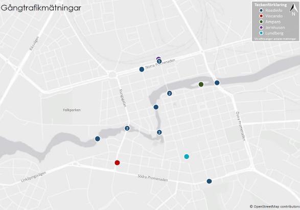 12 (30) Jernhusen Under år 2014 registrerades totalt 596 857 inpassager genom huvudentrén från Norra Promenaden. Störst andel inpassager sker under perioden 06.00-20.