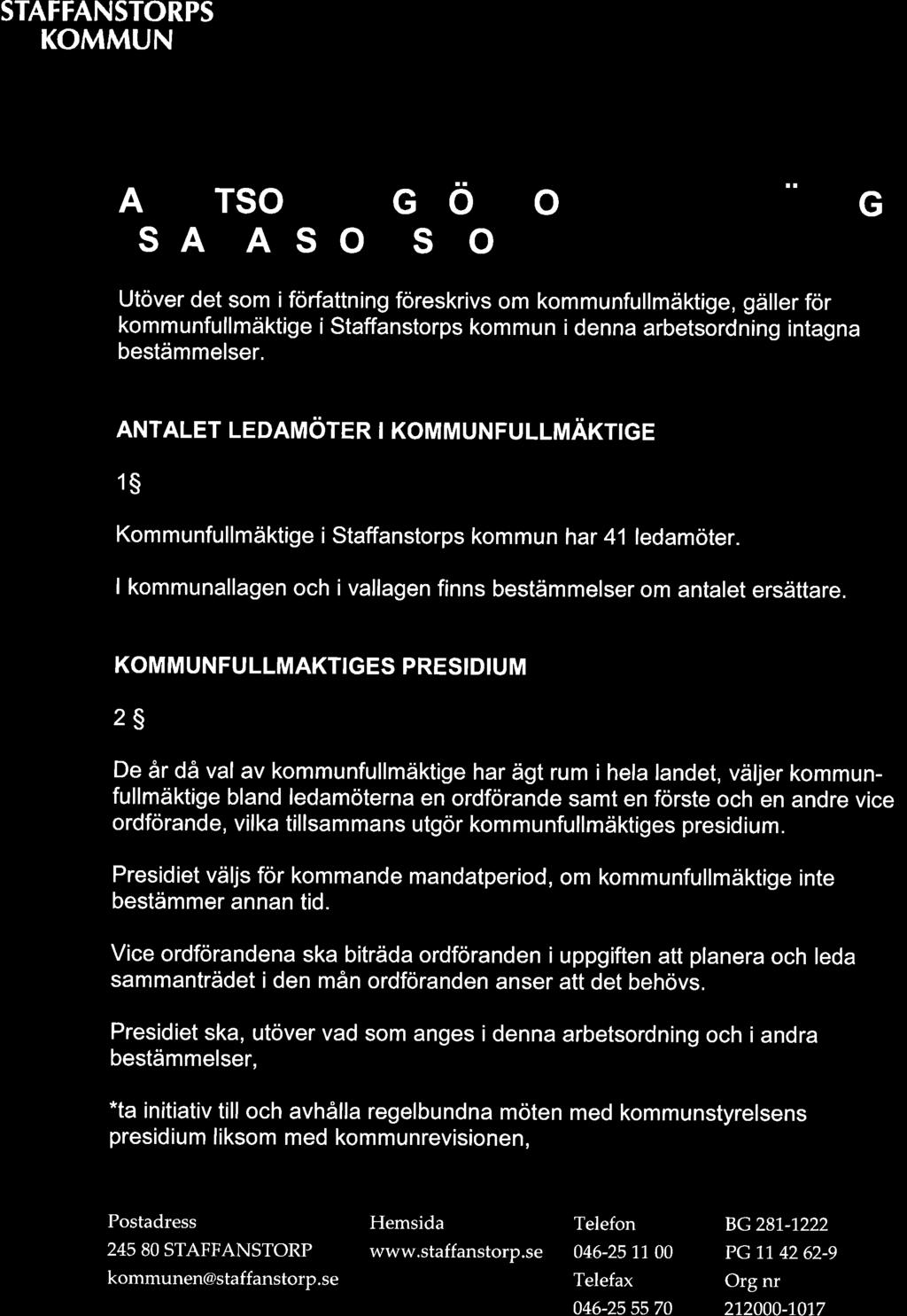 FÖRFATTNING 1.