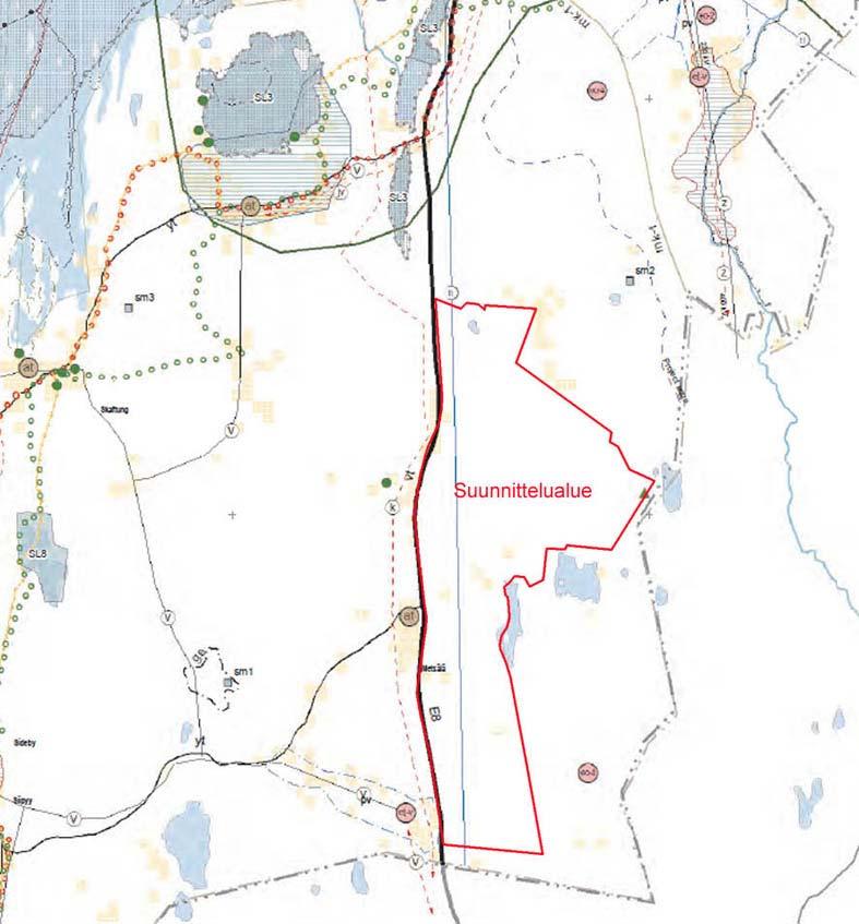 2.2.12.2 Landskapsplan Österbottens förbunds landskapsfullmäktige godkände Österbottens landskapsplan 29.9.2008.