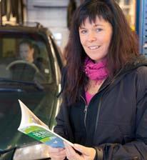 Information på bilprovningen Att informera kunder på bilprovningen om sparsam körning, alternativa bränslen och liknande, har visat sig vara en uppskattad form för transportrådgivning.