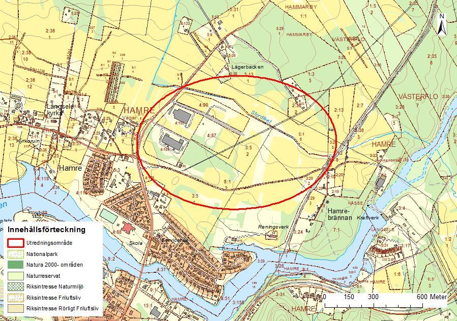 industriverksamheten, bl.a. bedöms denna sträckning ta höjd för eventuella framtida expansioner av verksamheten.