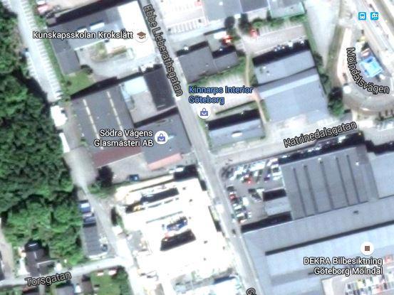 Bild 1. Ungefärligt läge för undersökningsområdet.(www.google.se) 4.2 Geotekniska förhållanden Jordprofilen utgörs generellt av fyllnadsmaterial på lera som underlagras av friktionsmaterial på berg.