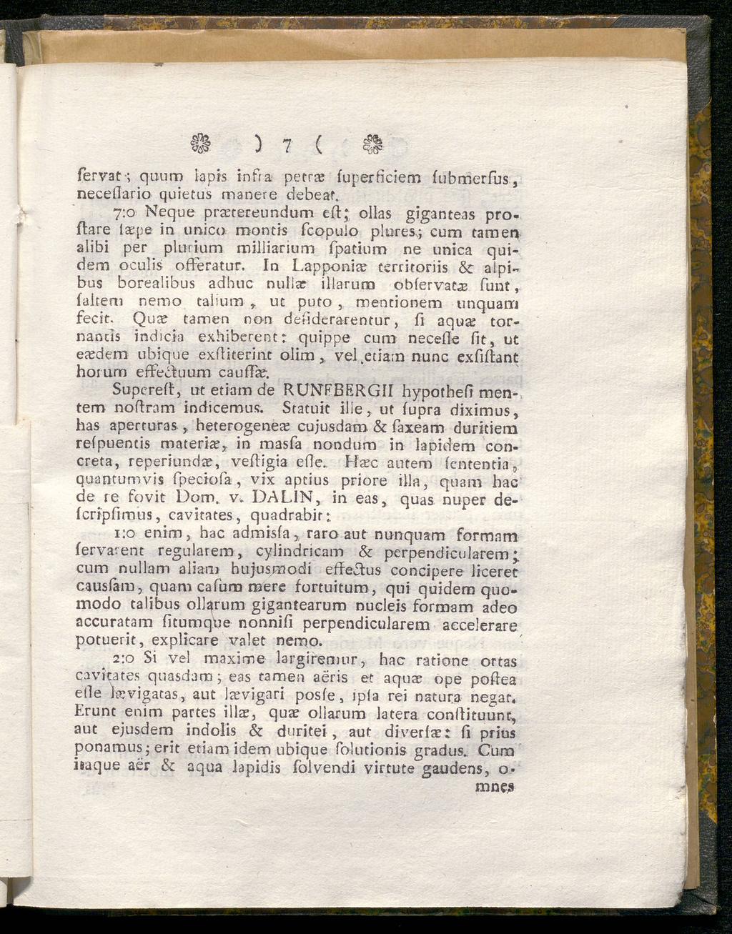 SpQj Ί ( <J$s J ( \ <%CF fervat; qiium iapis infra petrae fuperficiem fubmerfus, necellario quietus manere debeaf.