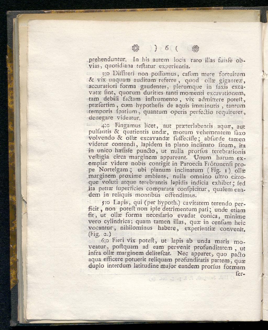 "i.< ( cssh σύ } 0 { c&f prehenduntur. In his autem locis raro illas fuisfe ob«vias, quotidiana teftatur experientia.