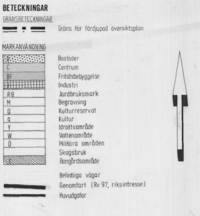Fördjupad översiktsplan där aktuellt planområde markerats med rött Detaljplan Aktuellt planområde berör tre detaljplaner, detaljplan 2582-P10/2, 2582-P10/26 och 2582- P11/18.