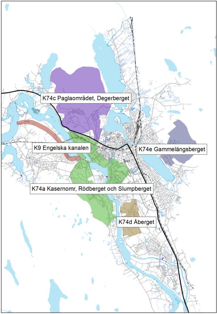 Riksintresse I riksintressebeskrivningen för BD 74, som aktuellt planområde ligger inom, står att läsa att motiveringen till riksintresset är Militär miljö och garnisonsstad som speglar Sveriges