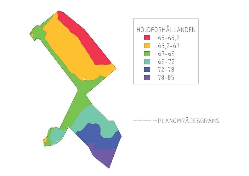 Från fastigheterna Björred 1:155 och 1:156, som i utredningen benämns som område B, avrinner dagvatten från berget åt flera håll, se illustration i bilaga 1A.