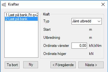 caeec711 Vinge Sidan 8(15) 3.4 Krafter Här väljer man, lägger till och tar bort laster, se Figur 7.