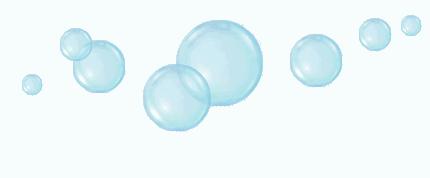 Bubblorna har en skrubbande och rengörande effekt.