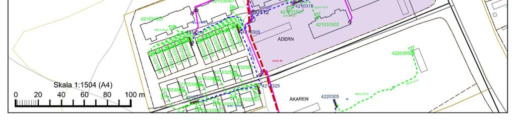 Ledningsrätt finns för befintliga elledningar för starkström som ägs av Dala Elnät AB (aktnr 2082-832.1).