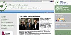 Internationell medling har också diskuterats i två blogginlägg i Den åländska fredsbloggen som finns på fredsinstitutets hemsida www.peace.ax.