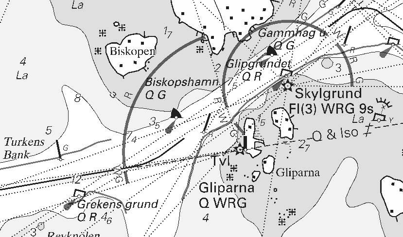 15 Nr 15-16 Sjökort/Chart: 1131 1069 Sverige. Mälaren. Mälarleden. V om Skylgrund. Ändrad djupinformation.