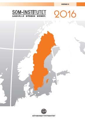 Den nationella SOM-undersökningen 2016 6 editioner av 2016 års enkät Många