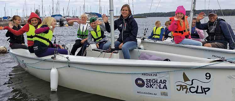 Svenska Postkodlotteriet är med och bidrar till att fler unga kan känna sig trygga på sjön.