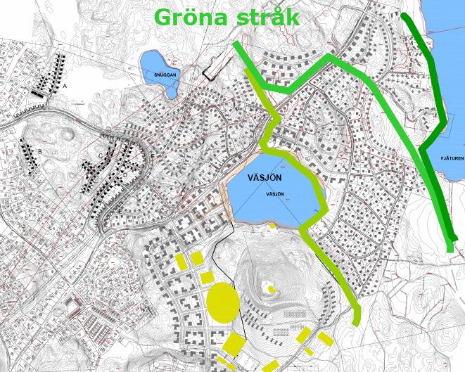 Sidan 7 av 17 PARK2 är stranden längs Fjäturen med en naturlig strandpromenadutformning.