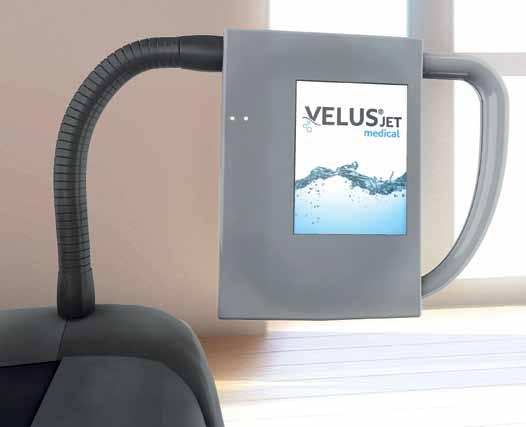 Att organisera ett eller flera VelusJet-system samt kunder och patienter, inklusive de