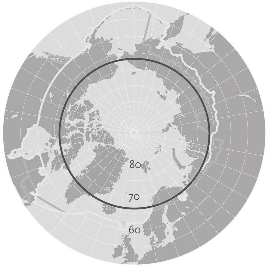 arktiska rådet vad sverige kan göra för att möta rådets utmaningar Figur 2. Arktiska gränser Polcirkeln Gräns för Arktis enligt AMAP Gräns för Arktis enligt AHDR Källa: Framtagen av Winfried K.