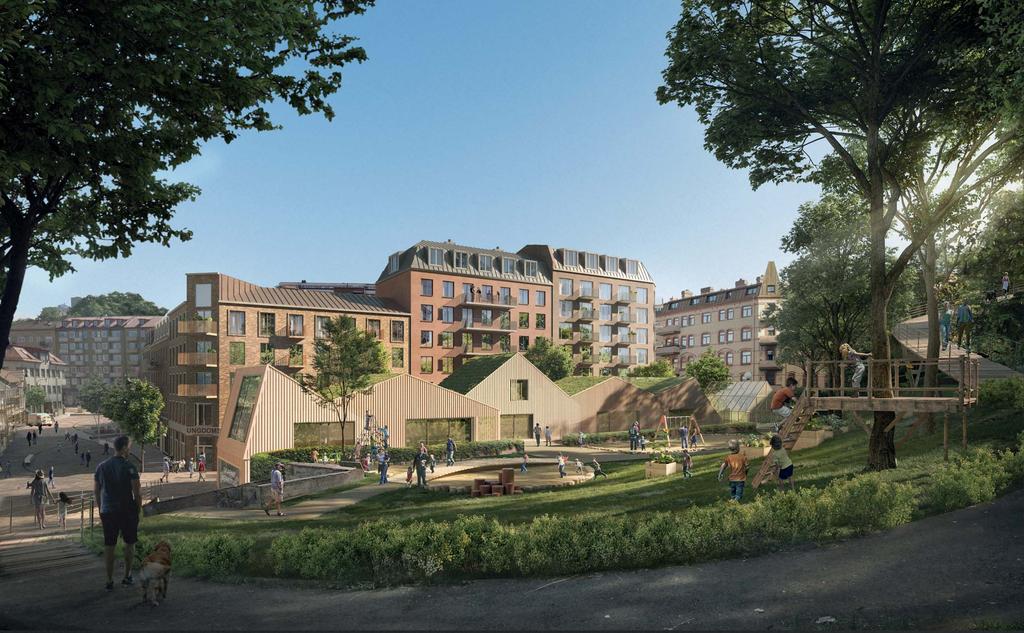 7 SPIRA SKANSTORGET Förskolan vid foten av berget Skansbergets