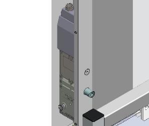 Om dörrar har monterats på liften kan dessa förses med ett automatiskt dörrlås (kan endast monteras på EasyLift 1100).