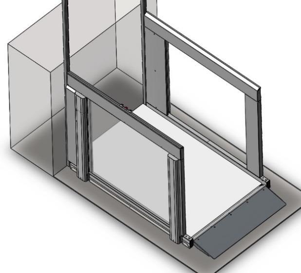 10.6 PÅ/AV -knapp Liften är utrustad med en PÅ/AV-knapp. Den är placerad i botten på styrboxens högra sida.