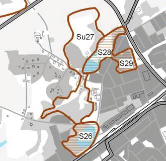 KOMMUNLEDNINGSKONTOR 2017-02-20 KSF 2016/541 4 Grönstrukturprogrammet I Grönstrukturprogrammet för Höörs tätort (2007) har kommunen identifierat naturmarken på fastigheterna som värdefull både för