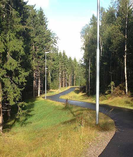 Allmänna stråk Det finns bilvägar, snabba gång- och cykelvägar, rekreativa gångoch cykelvägar samt stigar inom Telestadshöjden.