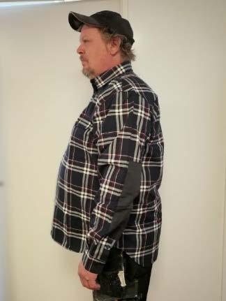 Deltagare C anser även skulderbladen är för stora medans deltagare B lämnar en motsatt kommentar. Stussen upplevs spetsig och svanken eventuellt något för stor hos avatar av deltagare D och E.