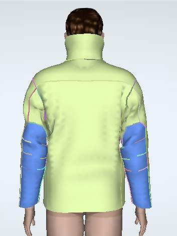 Mannequin size M In the position Natural Arm,