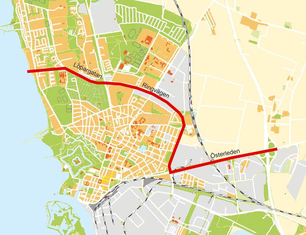 10(12) Bilaga 1 Odlingsrekommendationer för Landskrona Miljönämnden rekommenderar att man inte odlar grönkål och plocksallat i området söder om Löpargatan Ringvägen Österleden fram till E6 i