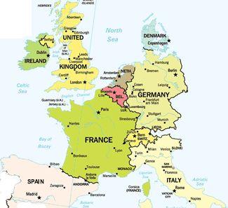 De flesta länder i Västeuropa har du nog hört talas om. Det är länder som man ofta pratar om i tidningar och på TV, t.ex. Bryssel när man pratar om EU, för här ligger högkvarteret.