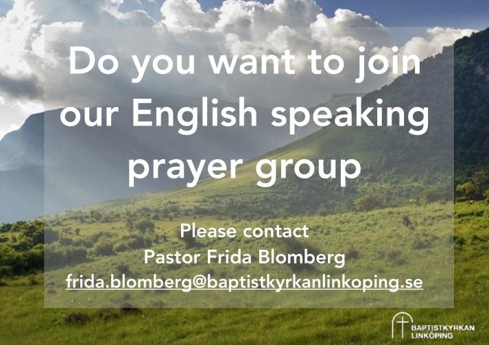 We ll pray for our church, our city, our country and our world. GOD HEARS PRAYER!