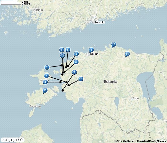 Resan i korthet Dag Orter/resplan 1 Resan startar på Tallins internationella flygplats. Transport till västkusten. Natt i Roosta. 2 Põõsaspea, Silma och Leidissoo. Natt i Roosta. 3 Matsalu NP.