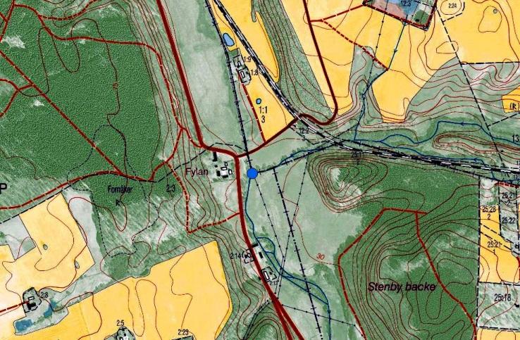 möv/uc4life, substrat: växt nedströms Eriksdalsvägen Nybroån