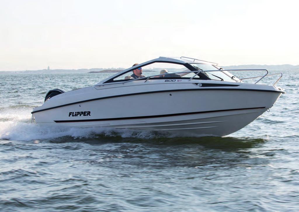 NYHET 2015 GENERÖS SITTBRUNN! FLIPPER 600 ST med Mercury F115 EFI CT 389 000.- Ord. pris: 425 200.