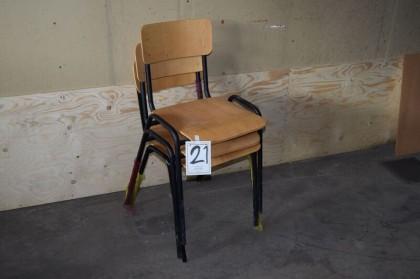 00 kr exkl moms 9st konferensstolar med blå tygsits