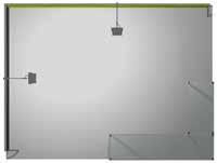 Struktur + bild + 2 x 350 W spotlights