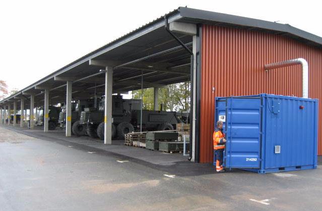 Sida 120 Handbok för produktion av materielvårdsscheman enligt Vårdsystem FM Utförande Se utförande för öppet system med följande tillägg: Anläggningens placering.
