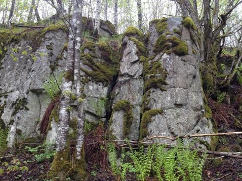 Diabasens ålder ca 287-277 miljoner