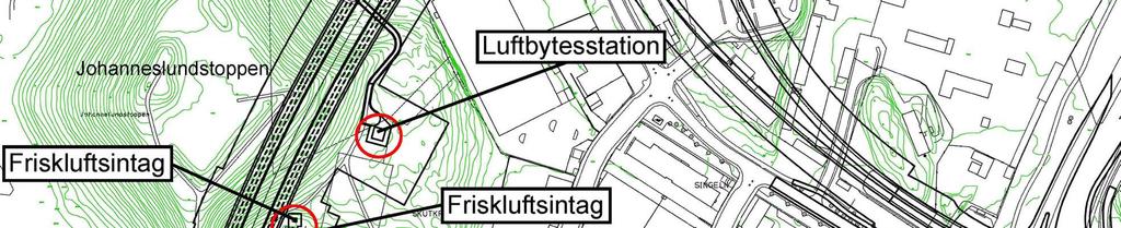 5 (10) TDp/Dp 2010-00870-54 N Situationsplan Vattendom En vattendom reglerar alla tunnelar tillhörande Förbifart Stockholm. Det gäller förhållningssätt till gällande parkmark och bebyggelse.