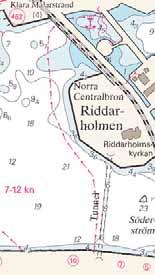 Nr 33 6 * 2082 Sjökort/Chart: 616 Sverige. Norra Östersjön. SV om Dalarö. Muskö kanal. Sänkt farledsdjup. Farledsdjupet i Muskö kanal är sänkt till 1 m.