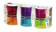 Lf 12 st. SALT & PEPPER SHAKER EMPIRE 263103 glas rostfritt stål, 10 cm. Lf 10 st.