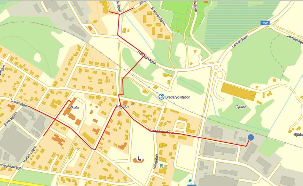 Närvärme i Bredaryd Investering 20,3 Mkr Stöd från Klimatklivet 16,6 Mkr Andel av tot