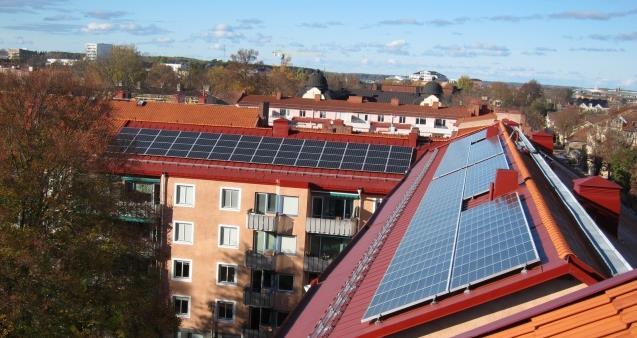 Brf Granegården var en av de första bostadsrättsföreningarna som installerade solceller i Uppsala Fakta om Brf Granegårdens solcellsanläggning Installationsår: 2012-2013 Solcellernas effekt: ca 45 kw