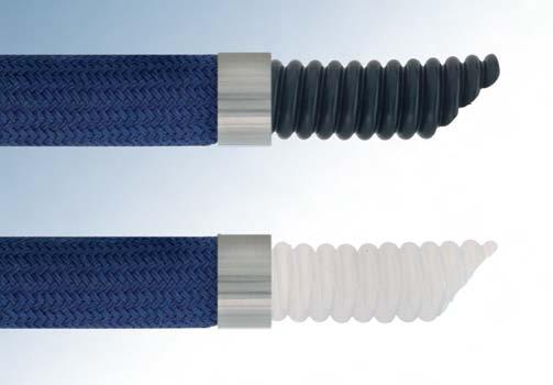 APFOS-WC vit PTFE-kärna med syrafast stålväv APFOS-BC svart antistatisk PTFE-kärna med syrafast stålväv TCMB60 vit PTFE-kärna med PP-väv TCAMB60 svart antistatisk PTFE-kärna med PP-väv