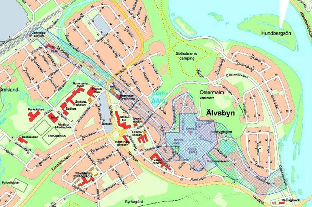 Områdets historia Kyrkbyn Älvsbyn fick sin fasta bondebefolkning under medeltiden.