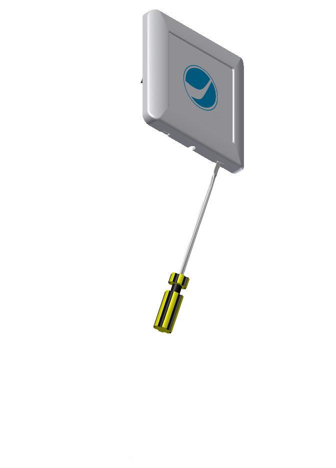 Montering spolknapp standardtyp Elektrisk spolknapp för ytmontering.