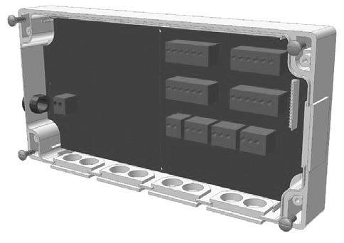 Montering av styrenhet(vts) VTS är styrenheten som sköter tömning av toaletten, start/stopp av pumpen m.m. Illustrationerna på denna sida visar VTS-styrenhet för 230V-system.