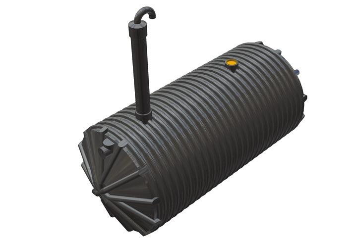 avloppsmaterial per spolning med Jets Vacuum AS -toalett Ca 0,5 l vatten + 0,45 l avfall = 0,95 l avloppsmaterial 1 800