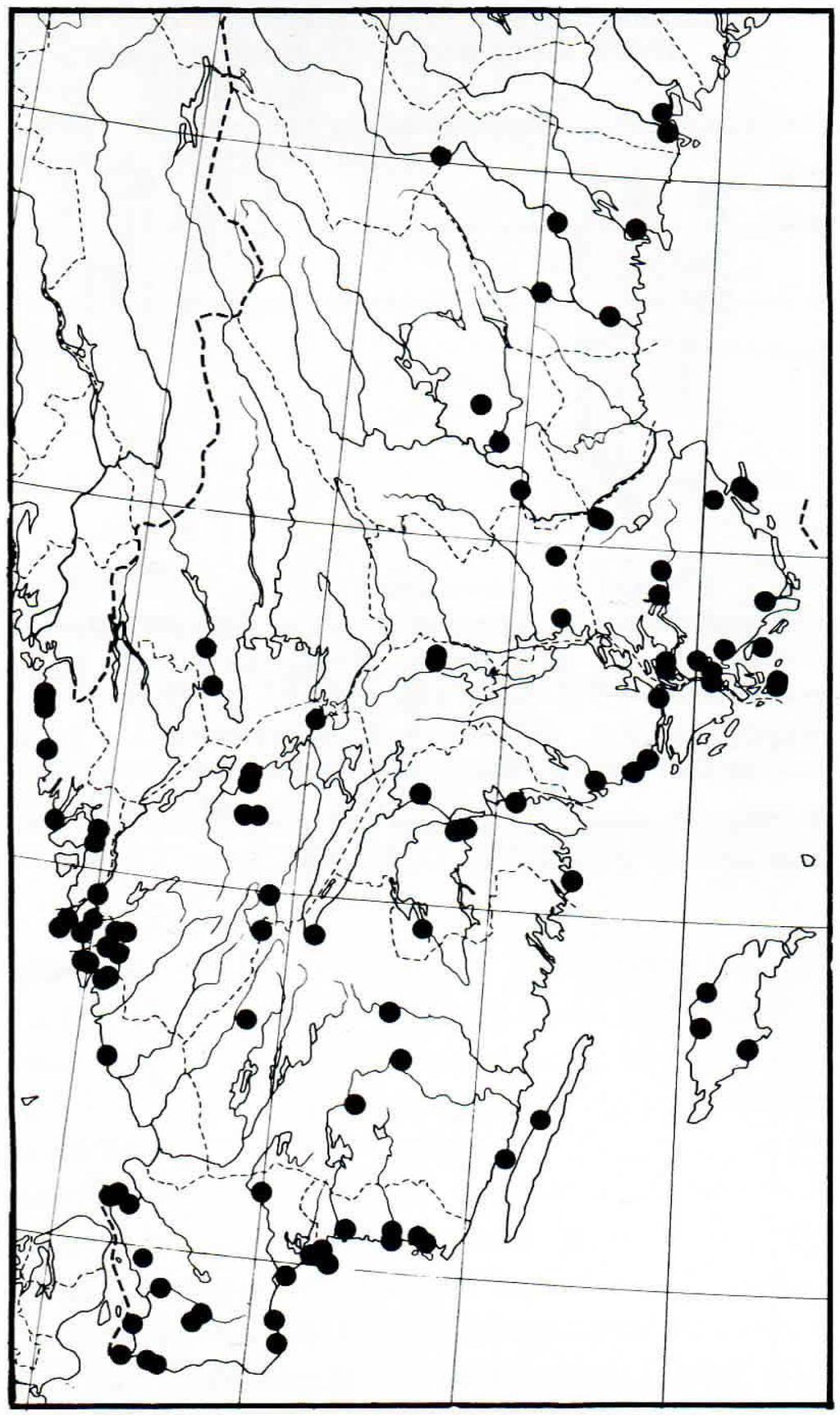 168 T. Ruuth och Ö. Nilsson SVENSK BOT. TIDSKR. 72 (1978) Troligen avses här ssp. polycarpos, men uppgiften behöver verifieras.